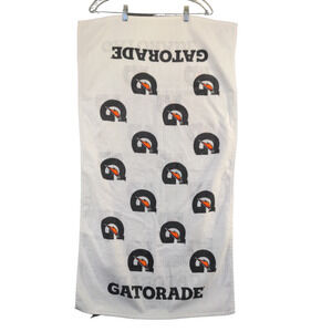 Wincraft Official Gatorade Towel White 21x40 Spell Out Logo All Over Print